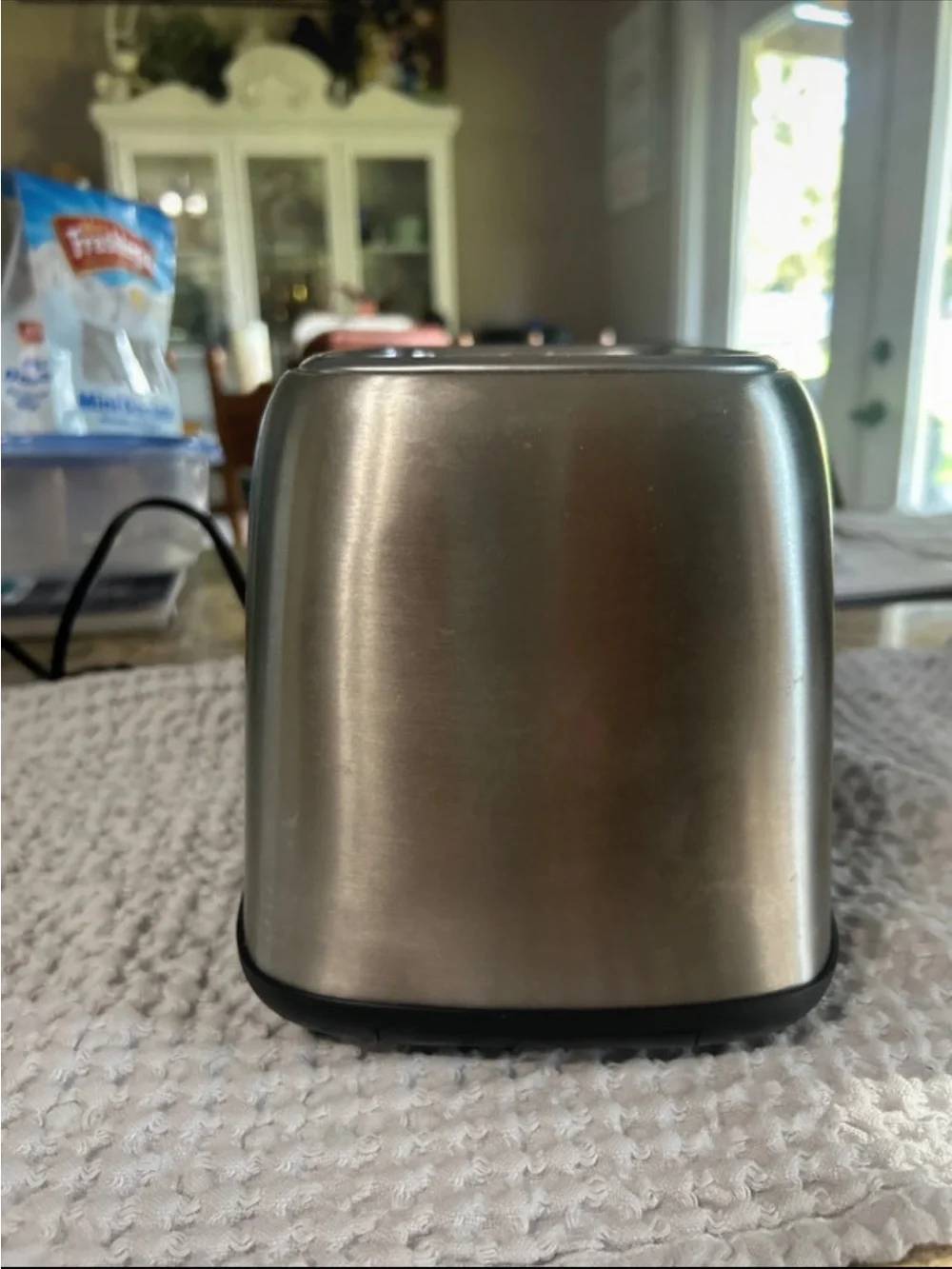 Oster Chrome Finish 2-Slice Toaster in Silver and Black